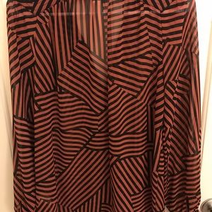 Bellatrix black and red blouse